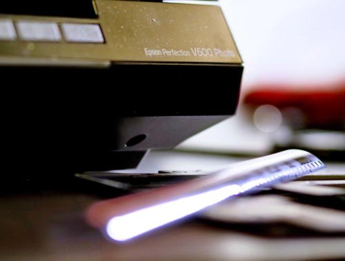 Scanning into digital - Epson V600